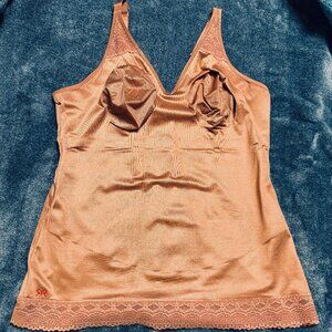 Ruby Ribbon Latte brown Pin-Up Cami - Size 46 - Style 3055